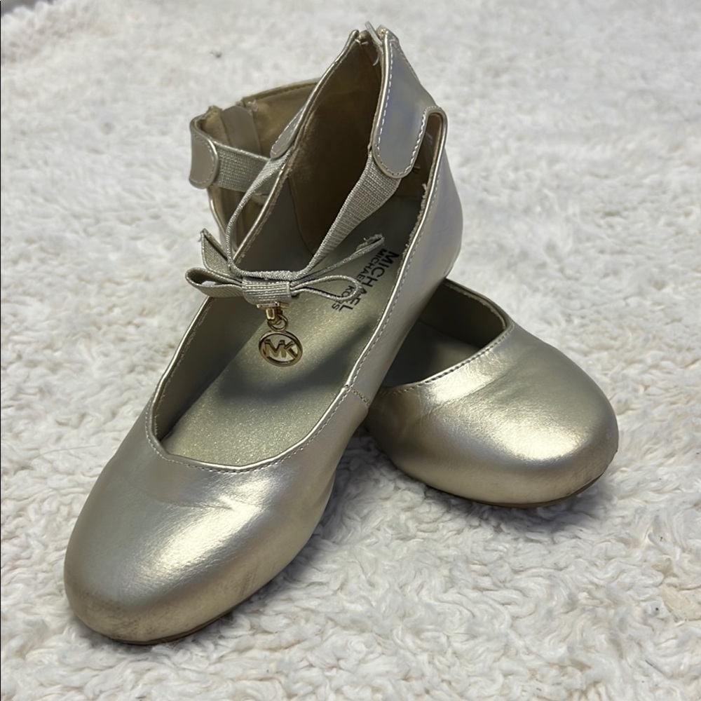 Michael Kors Metallic Gold Flats